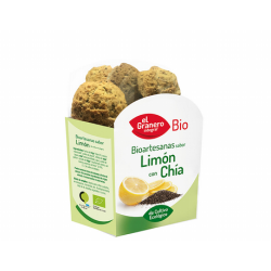 GALLETAS BIOARTESANAS LIMON Y CHIA, 220 g
