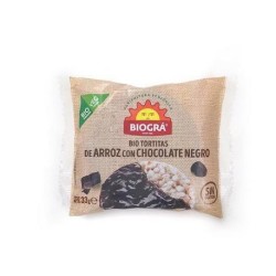 TORTITAS ARROZ C/CHOC 33g BIOGRA