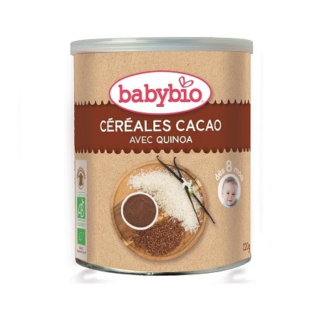 BABYBIO CEREALES CACAO 220GR