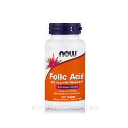 ACIDO FOLICO 800MCG 250CAP NOW