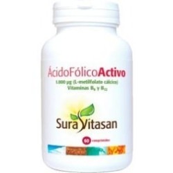 ACIDO FOLICO ACTIVO 60CPS SURAVITASAN