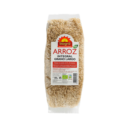 ARROZ INTG.LARGO 500G BIOGRA