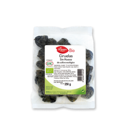 CIRUELA PASAS SIN HUESO BIO 250g -  EL GRANERO