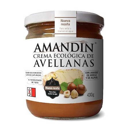 CREMA AVELLANAS 330G AMANDIN