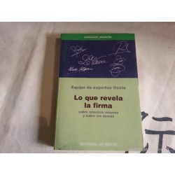 LO QUE REVELA LA FIRMA