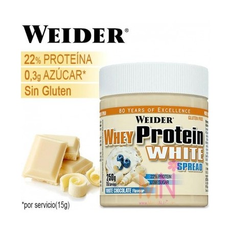 WEIDER CREMA CHOCOLATE BLANCA 250G PROTEICA