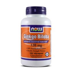 GINKGO BILOBA 100CPS 120MG NOW
