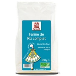 HARINA ARROZ INTEGRAL  500 GR CELNAT