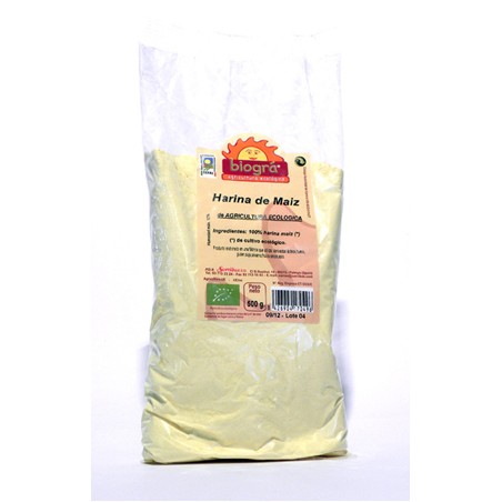 HARINA MAIZ BIO 500GR BIOGRA