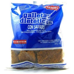 GALLETAS DIETETICAS SALVADO 300GR SANAVI
