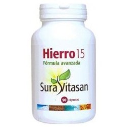 HIERRO 15 90CAPS SURA VITASAN
