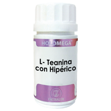 HOLOMEGA L-TEANINA+HIPERICO 50CAPS.