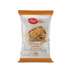 CORTEZAS DE LENTEJAS CON CURCUMA BIO, 65 GR