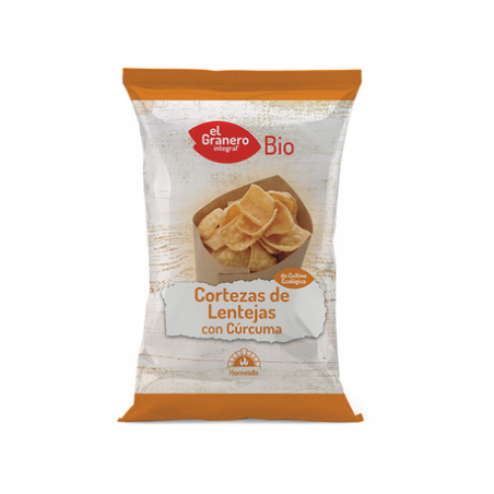CORTEZAS DE LENTEJAS CON CURCUMA BIO, 65 GR