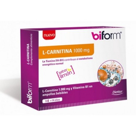 L-CARNITINA 1000 14VIALES  DIETISA