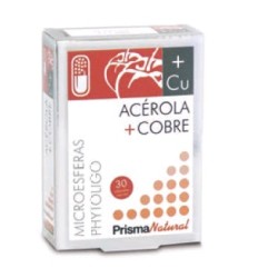 ACEROLA + COBRE 30 CAPSULAS PRISMA NATURAL