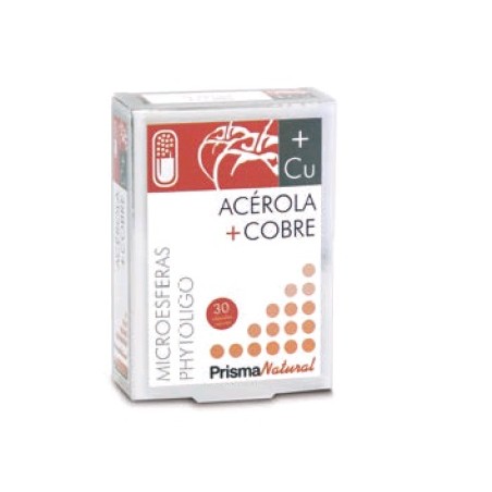 ACEROLA + COBRE 30 CAPSULAS PRISMA NATURAL