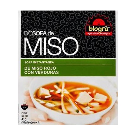 SOPA MISO VERDURAS 40GR BIOGRA