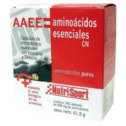 AMINO ESENCIALES AAEE 100 CAPSULAS 500 MG NUTRISPORT