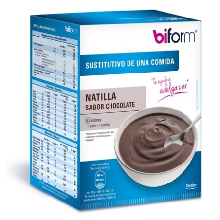 BIFORM NATILLAS CHOCO 6 SOBRES
