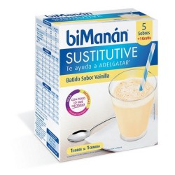 BIMANAN  BATIDO DE VAINILLA 6 SOBRES