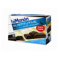 BIMANAN  CAJA BARRITAS DE CHOCOLATE INTENSO  8 BARRITAS
