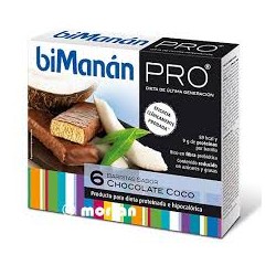 BIMANAN  PRO BARRITAS  CHOCOLATE COCO 6 BARRITAS