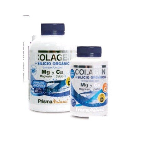 COLAGEN MARINO + SILORGANICO 360 COMP 814 MG PRISMA NATURAL
