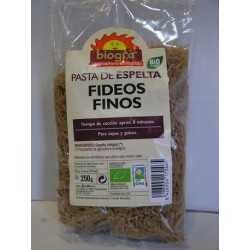 FIDEOS ESPELTA 250GR BIOGRA