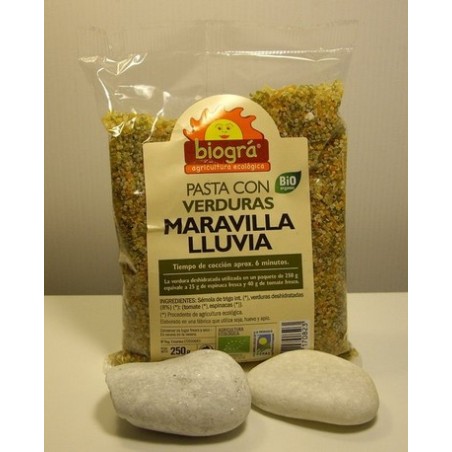 PASTA VEGETAL MARAVILLA VERDURAS 250 GR BIOGRA