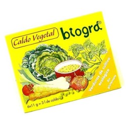 CALDO VEGETAL CUBITOS BIOGRA