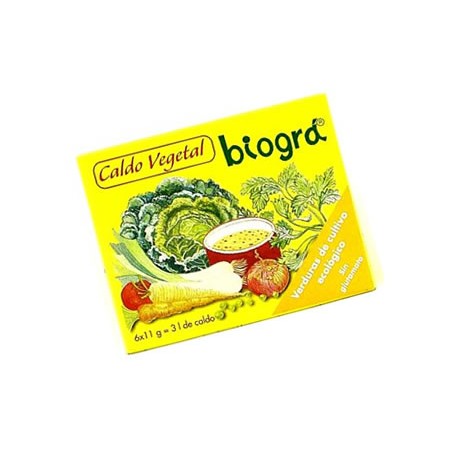 CALDO VEGETAL CUBITOS BIOGRA