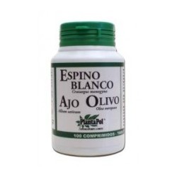ESPINO BLANCO AJO OLIVO 550 MG 100 COMPRIMIDOS PLANTAPOL