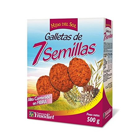 GALLETA 7 SEMILLAS 500 GR HIJAS DEL SOL