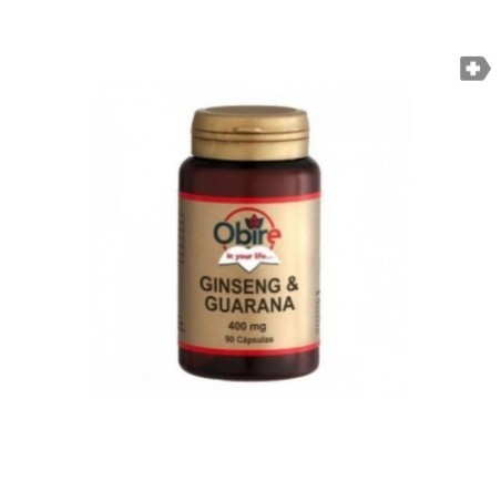 GINSENG + GUARANA 400 MG   90 CAPSULAS OBIRE