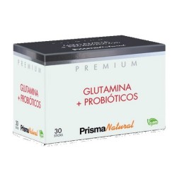 GLUTAMINA + PROBIOTICOS 30 STICKS PRISMA NATURAL