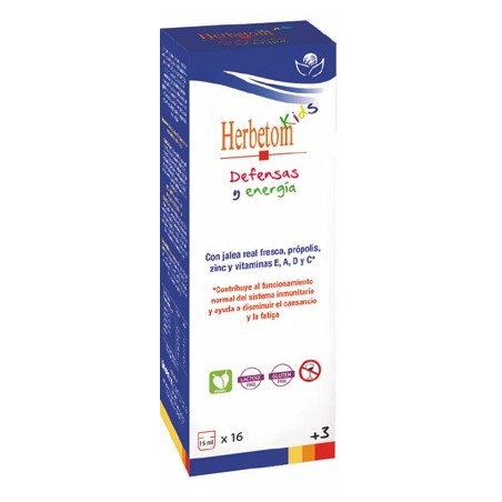 HERBETOM KIDS DEFENSAS  Y ENERGIA 250 ML