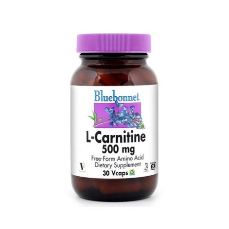 L-CARNITINA 500 MG  30 CAPSULAS BLUEBONNET
