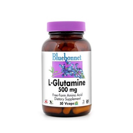 L-GLUTAMINA 500 MG 50 CAPSULAS BLUEBONNET