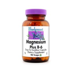 MAGNESIO CON VITAMINA  B6 90 CAPSULAS BLUEBONNET