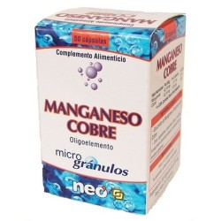 MICROGRANULOS MANGANESO COBRE 50 CAPSULAS