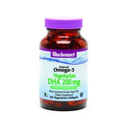 NATURAL OMEGA-3 VEGETAL DHA 200 MG 30 CAPSULAS BLUEBONNET