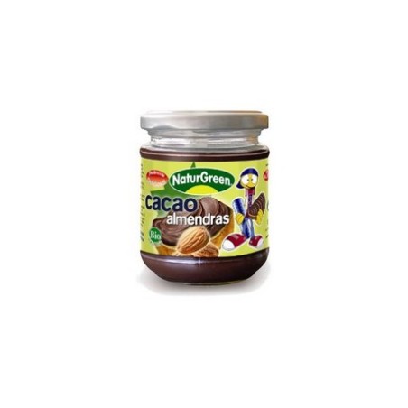 NATURGREEN CREMA ALMENDRAS CACAO 200 GR