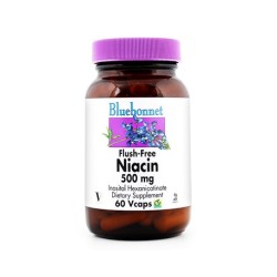 NIACINA NO RUBORIZANTE 500 MG  60 CAPSULAS BLUEBONNET