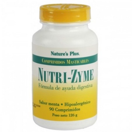 NUTRI ZYME 90 COMPRIMIDOS MASTICABLES NATURE'S PLUS