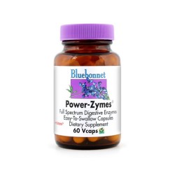 POWER-ZYMES ENZIMAS DIGESTIVAS 60 CAPSULAS BLUEBONNET