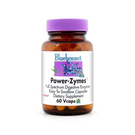 POWER-ZYMES ENZIMAS DIGESTIVAS 60 CAPSULAS BLUEBONNET