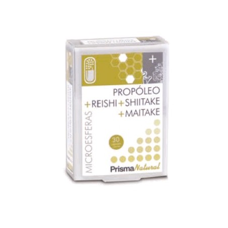 PROPOLEO + SHIITAKE + MAITAKE + REISHI 30 CAPSULAS