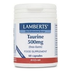 TAURINA 500 mg 60 Caps LAMBERTS