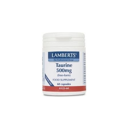 TAURINA 500 mg 60 Caps LAMBERTS